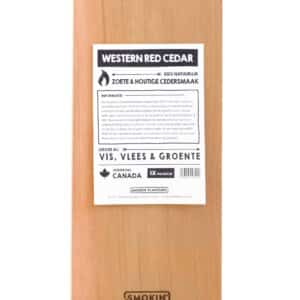 western cederhouten plank 45x20cm